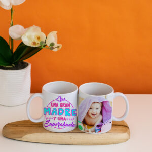 Taza eres una gran madre y una súper abuela