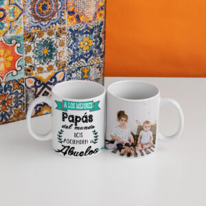 Taza a los mejores papás los ascienden a abuelos
