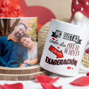 Taza "Me gustas cada día"