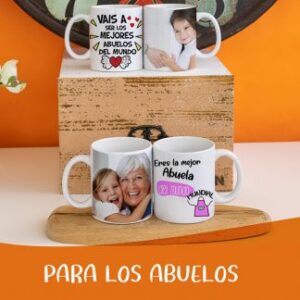 Tazas personalizadas para abuelos